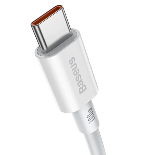 Alternative view of Кабел Baseus Superior CATYS-C02 USB Type C - USB Type C QC / PD / FCP 100W 5A 20V 2м - бял