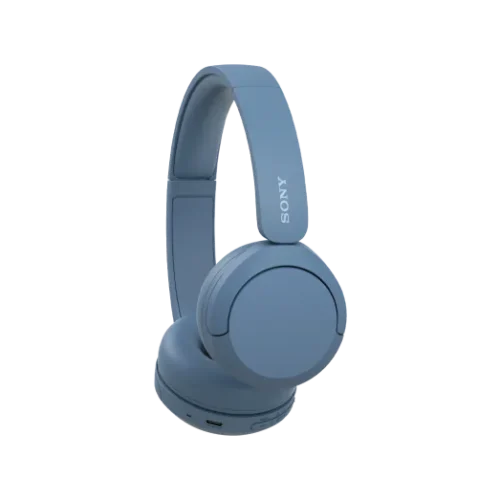 Безжични слушалки Sony Headset WH-CH520L - сини