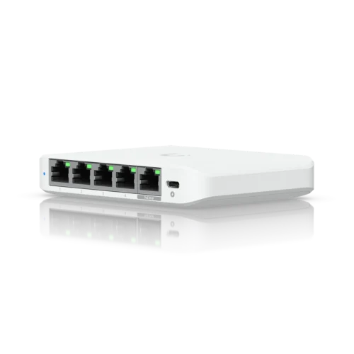 5-портов Gigabit комутатор Ubiquiti UniFi Flex Mini 2.5G