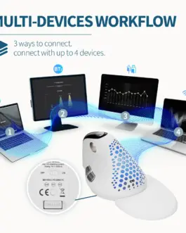 Alternative view of Mишка DELUX M618XSD вертикална USB/безжична/Bluetooth