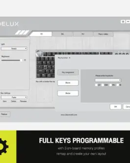 Alternative view of Клавиатура Delux KS100U USB Designer version механична US Layout