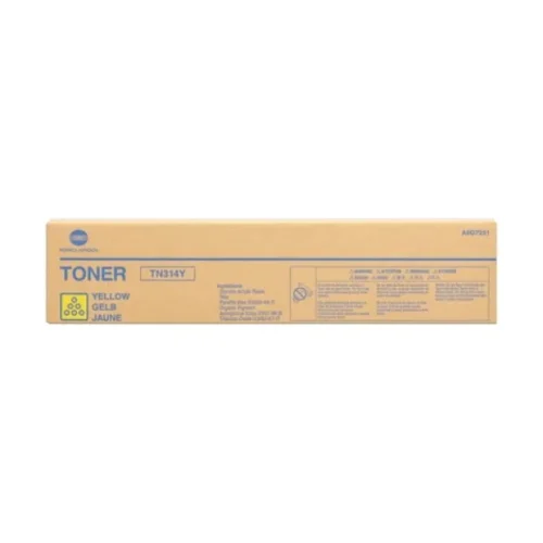 КАСЕТА ЗА KONICA MINOLTA BIZHUB C353/C355 - Yellow - TN314Y (TN-314Y) -  PN A0D7251
