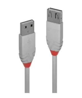 КАБЕЛ USB LINDY - USB to USB - 20 m - Grey - PN 36713