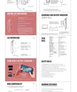 Alternative view of A4tech Bloody МR-590 Геймърски безжични слушалки с микрофон,Bluetooth 3.5мм жак, бял