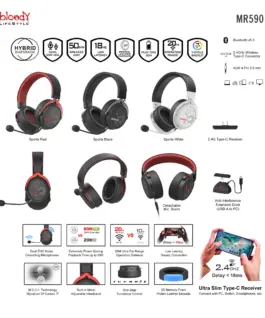 A4tech Bloody МR-590 Геймърски безжични слушалки с микрофон