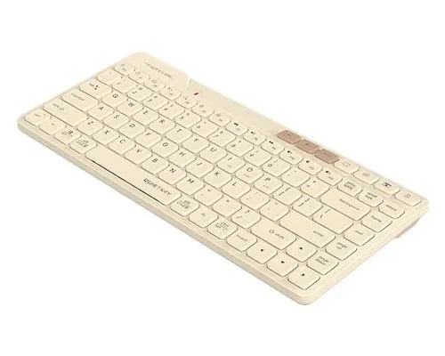 Alternative view of A4tech FBK26C AS Cafe Latte Fstyler безжичнa мини тиха клавиатура, Multi-mode, кирилизирана