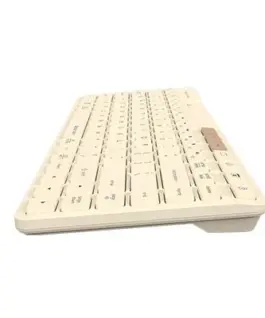 A4tech FBK26C AS Cafe Latte Fstyler безжичнa мини тиха клавиатура