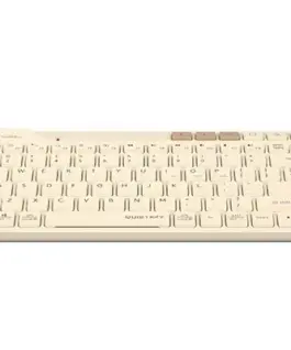 A4tech FBK26C AS Cafe Latte Fstyler безжичнa мини тиха клавиатура