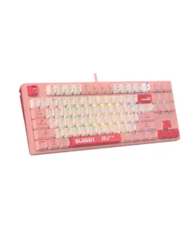 Alternative view of А4tech Геймърска механична  клавиатура Bloody Energy Pink S87 BLMS TKL RGB Backlit red switch , USB