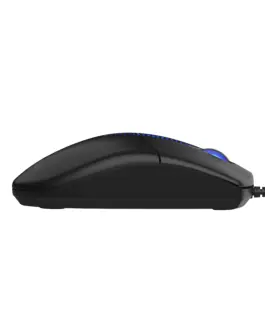 Alternative view of A4tech Illuminate N530S Жична безшумна мишкa черна, 1200 dpi