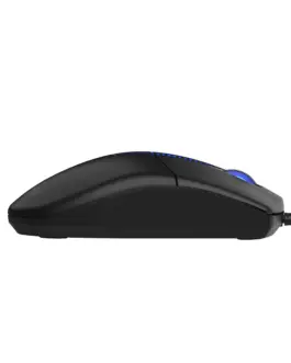 Alternative view of A4tech Illuminate N530S Жична безшумна мишкa черна, 1200 dpi