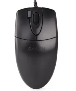 Мишка за компютър оптична A4tech OP 620DS безшумен клик USB.