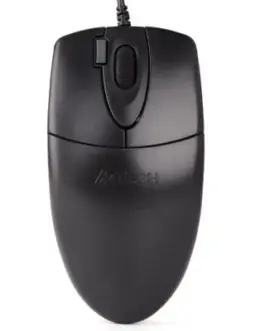 Мишка за компютър оптична A4tech OP 620DS безшумен клик USB.