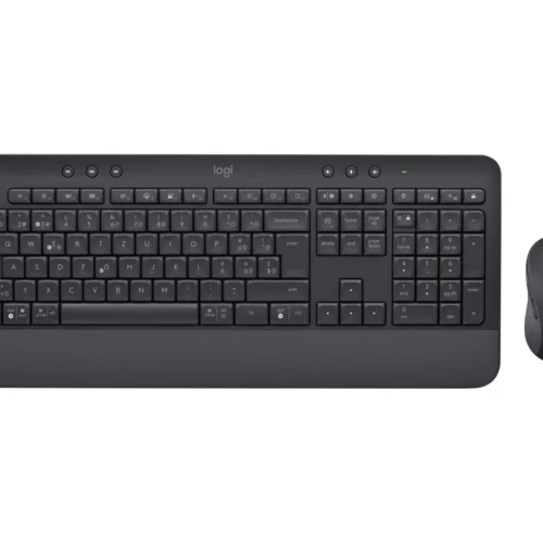 КОМПЛЕКТ МИШКА + КЛАВИАТУРА LOGITECH MK650 US - Wireless - БЕЗ БДС КИРИЛИЗАЦИЯ (WITHOUT BDS CYRILLIC) - Black - PN