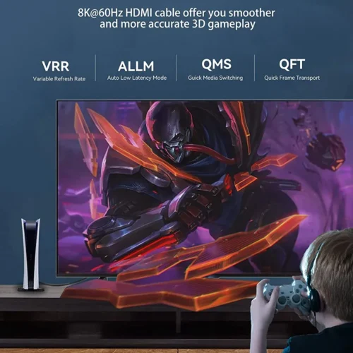 Vention Кабел HDMI v2.1 M / M 1m – 8K Dolby Vision HDR – AANBF