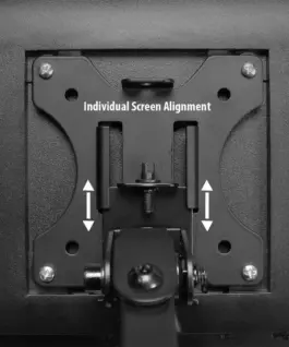 Alternative view of Стойка за 2 мониторa ACT AC8315, за бюро, Регулируема, 27", 10 кг, Черна