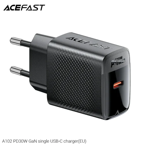 Acefast Универсално зарядно за стена Charger Wall GaN PD30W – A102 – USB-C x 1