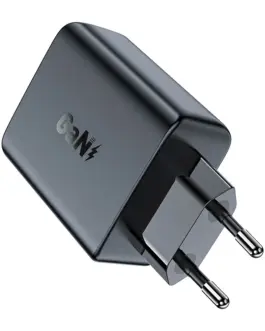 Alternative view of Acefast Универсално зарядно за стена Charger Wall GaN PD50W - A29 - USB-C x 2, Black