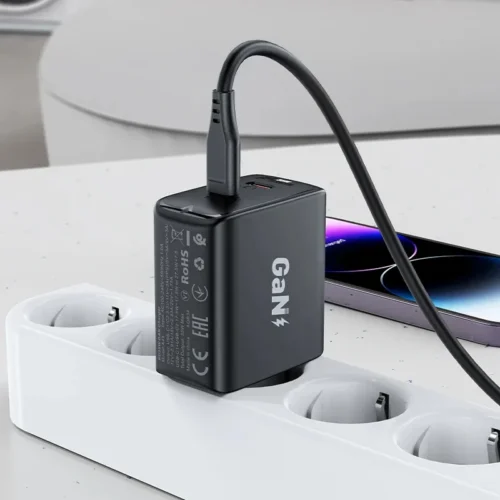 Acefast Универсално зарядно за стена Charger Wall GaN PD35W – A49 – USB-C x 2