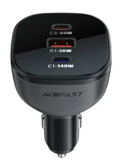 Acefast зарядно за кола Fast Charger Car PD3.1 165W - B14 - USB-C x 2 USB-A x 1