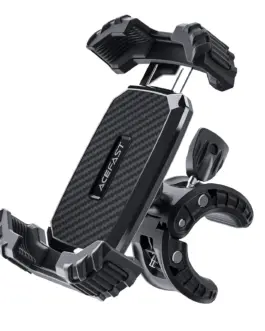 Alternative view of Acefast Стойка за телефон за колело Bicycle phone holder - Anti-skid, Shock-Absorbing - D23 - Black