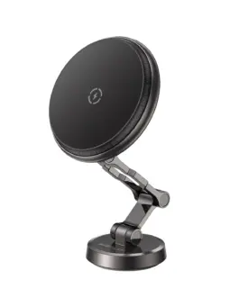 Acefast Зареждаща стойка за телефон за кола Car phone holder - MAG-Charging 15W Metal Magnetic Ring 360 deg Foldable  - D30 -