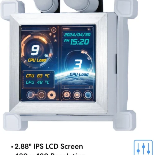 Alternative view of Охладител за процесор Lian Li HydroShift LCD 360 Silent - White