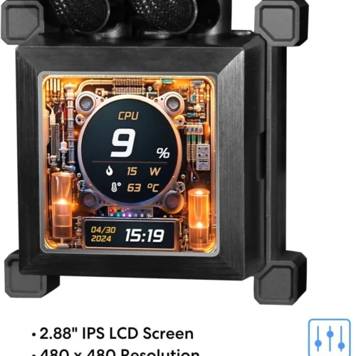 Alternative view of Охладител за процесор Lian Li HydroShift LCD 360 Silent -  Black
