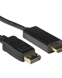 Кабел ACT AK3990 DisplayPort мъжко - HDMI-A мъжко 1.8 м Черен булк