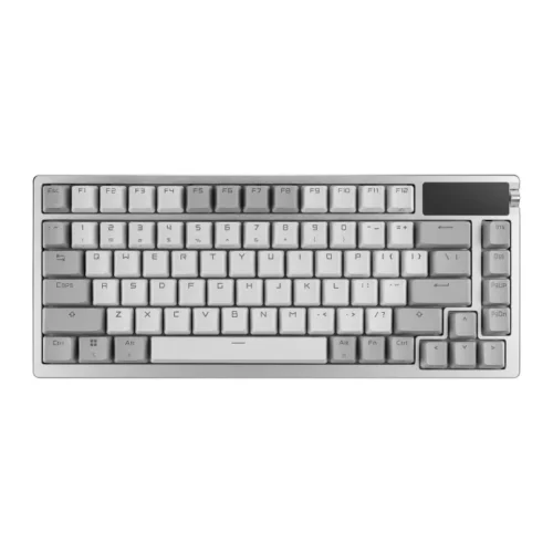Alternative view of Геймърска безжична Клавиатура ASUS ROG Azoth - Moonlight White