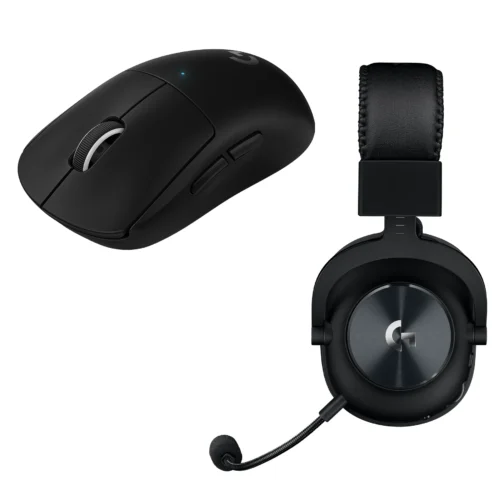 Бъндъл Геймърска мишка Logitech G Pro X Superlight и Слушалки Logitech G