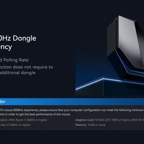 ATK професионална геймърска мишка Wireless Gaming Mouse F1 EXTREME LEVIATAN – 8K