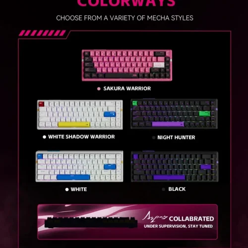 ATK професионална геймърска механична клавиатура Professional Gaming Mechanical Keyboard RS6 – 8K