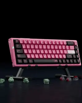Alternative view of ATK професионална геймърска механична клавиатура Professional Gaming Mechanical Keyboard RS6 Ultra - 8K, TTC RGB Magneto [Linear] - Sakura Warrior