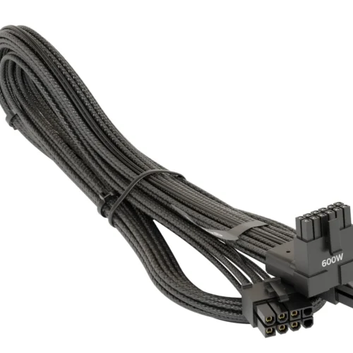 Alternative view of Кабел Seasonic 90° 12VHPWR 600W 16-Pin към 2x8 Pin за Seasonic захранвания