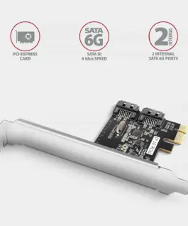 Alternative view of Контролер ESTILLO AXAGON PCES-SJ2, PCI-ex, За 2 бр. вътрешни SATA 6G порта