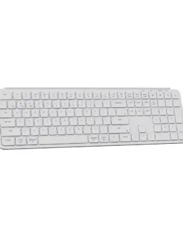 Alternative view of Безжична клавиатура Keychron B6 Pro Ultra-Slim - Ivory White