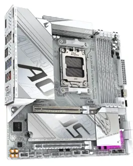 Alternative view of Дънна платка GIGABYTE B850M AORUS ELITE WIF6E ICE socket AM5