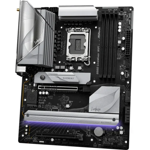 Alternative view of Дънна платка ASRock B860 LiveMixer WIFI 6E, LGA 1851