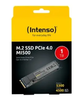Alternative view of ВЪТРЕШЕН ТВЪРД ДИСК Intenso SSD MI500 - 1TB - PCIe 4.0 x4 (NVMe) - PN 3836460