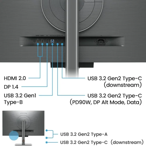 Alternative view of Монитор за програмиране BenQ RD320U, 31.5"