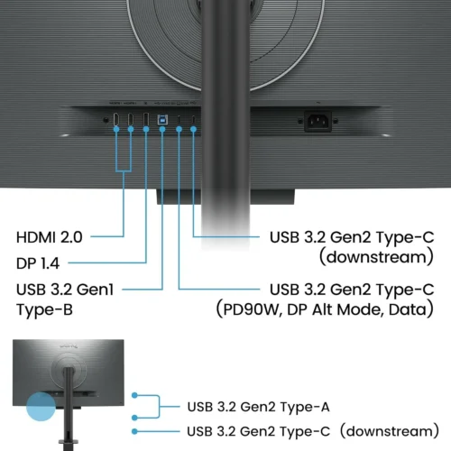 Alternative view of Монитор за програмиране BenQ RD320UA, 31.5", Ergo Stand