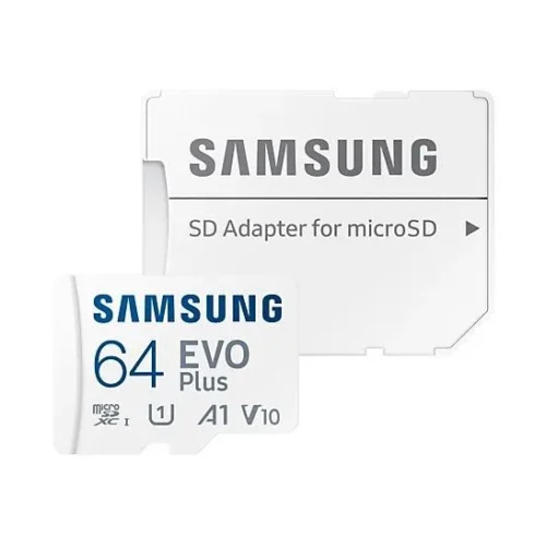 Alternative view of Карта памет Samsung EVO Plus, microSDXC, UHS-I, 64GB, Адаптер