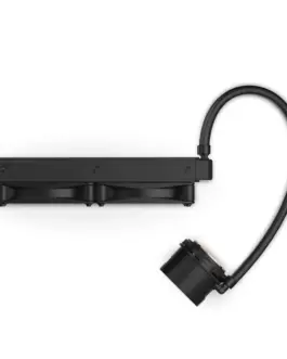 Alternative view of Охладител за процесор NZXT Kraken 240 Black - LCD Display