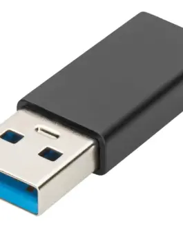 Alternative view of АДАПТЕР DIGITUS - USB-A to USB-C - Black - PN AK-300524-000-S