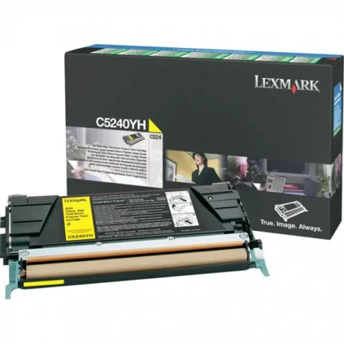 КАСЕТА ЗА LEXMARK OPTRA C524/C532/C534 - Yellow - HIGH CAPACITY - Return program cartridge - OUTLET - PN