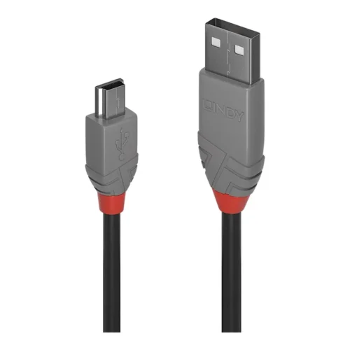 КАБЕЛ USB LINDY - USB-A to mini USB - 20 m - Black - PN 36723