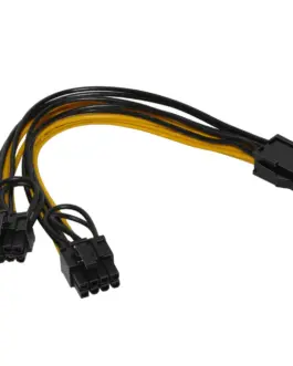 Makki Mining PCI-E Splitter 6pin -> 2x 8pin - MAKKI-CABLE-PCIE6-TO-2x8
