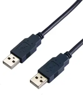 VCom Кабел USB 2.0 AM / AM Black - CU203-B-2m