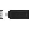 ФЛАШ ПАМЕТ Kingston USB flash drive DataTraveler 70 - USB 3.2 Gen 1 - 64 GB - Black - PN